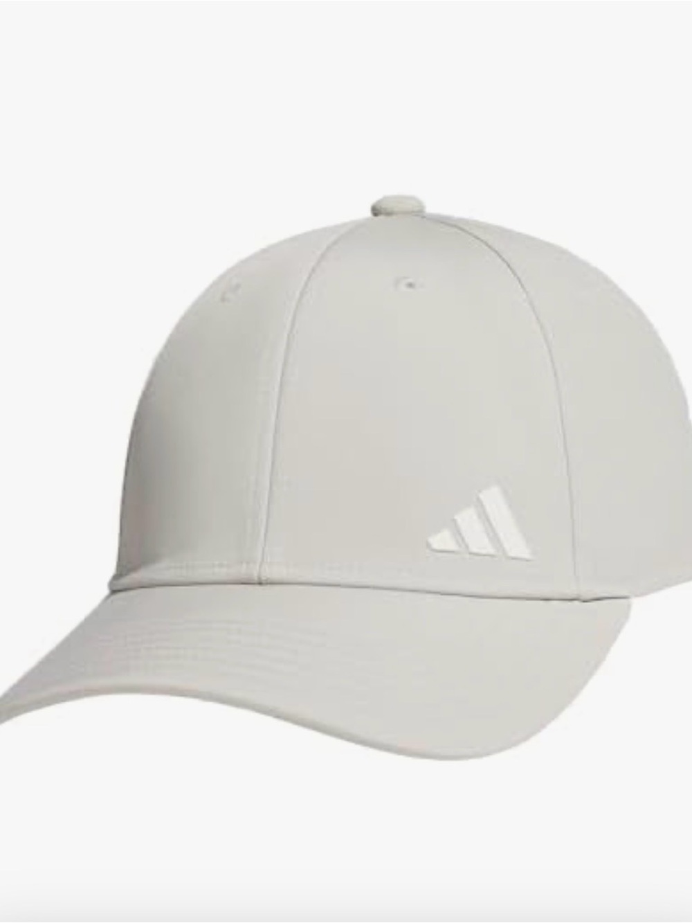 Adidas Wonder Alumina Grey White Women’s Backless Ponytail Hat NWT